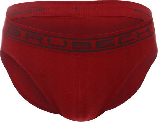 Ανδρικά σλιπ Brubeck BE00290A COMFORT COTTON σκούρο κόκκινο L