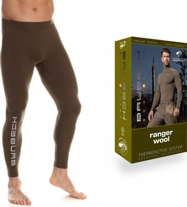Brubeck LE12410 Ανδρικό παντελόνι RANGER WOOL χακί XL