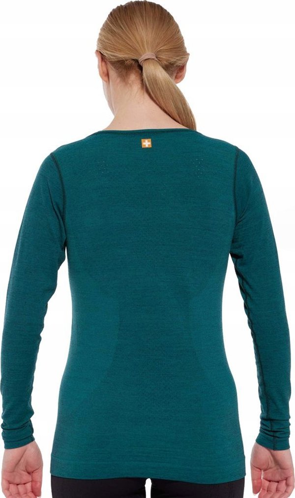 Brubeck LS1415W Γυναικεία μπλούζα με μακρύ μανίκι OUTDOOR WOOL PRO πράσινο M - ΒΟΥΝΑ 13