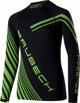 Σετ εσωρούχων ποδοσφαίρου Brubeck KP1028J με καπέλο DRY JUNIOR μαύρο/νέον 152/158