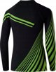 Σετ εσωρούχων ποδοσφαίρου Brubeck KP1028J με καπέλο DRY JUNIOR μαύρο/νέον 152/158