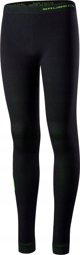 Σετ εσωρούχων ποδοσφαίρου Brubeck KP1028J με καπέλο DRY JUNIOR μαύρο/νέον 152/158