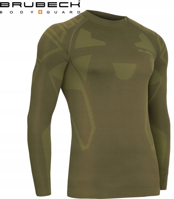 Brubeck LS14210 Ανδρική μπλούζα RANGER PROTECT χακί S