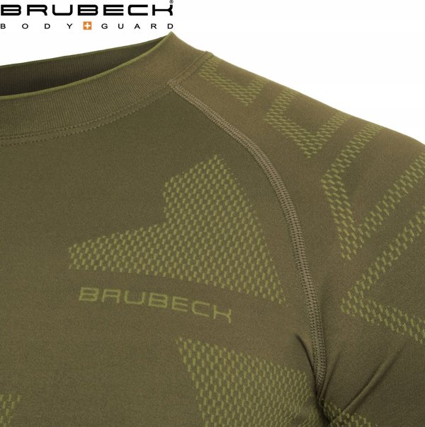 Brubeck LS14210 Ανδρική μπλούζα RANGER PROTECT χακί S
