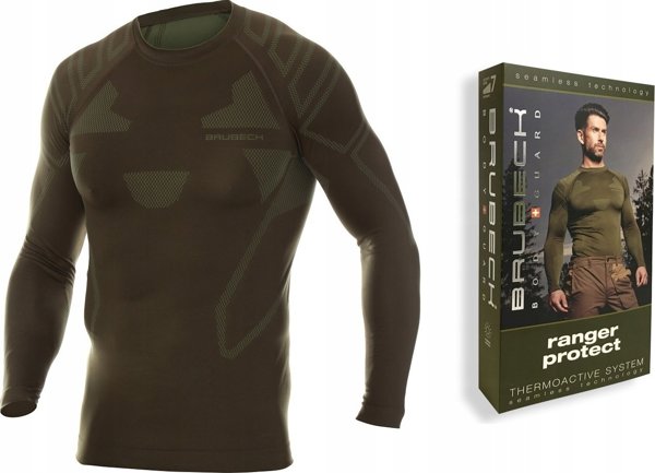 Brubeck LS14210 Ανδρικό φούτερ RANGER PROTECT khaki XL