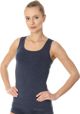Brubeck Γυναικεία Αμάνικη Μπλούζα COMFORT WOOL από Μαλλί Μερίνο, Σκούρο Τζιν, S