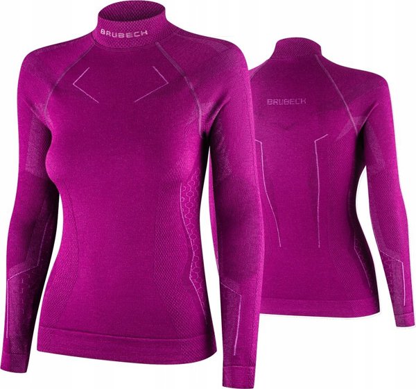 Brubeck LS1665W Γυναικεία μπλούζα EXTREME MERINO φούξια S