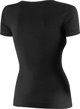 Brubeck SS1398W Γυναικεία μπλούζα με κοντό μανίκι COMFORT MERINO μαύρο XL