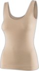 Brubeck TA1059W Γυναικείο αμάνικο μπλουζάκι COMFORT MERINO μπεζ L