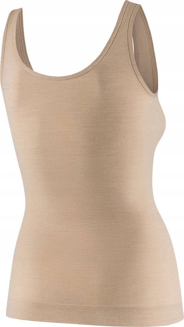 Brubeck TA1059W Γυναικείο αμάνικο μπλουζάκι COMFORT MERINO μπεζ L