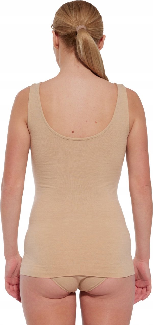 Brubeck TA1059W Γυναικείο αμάνικο μπλουζάκι COMFORT MERINO μπεζ L