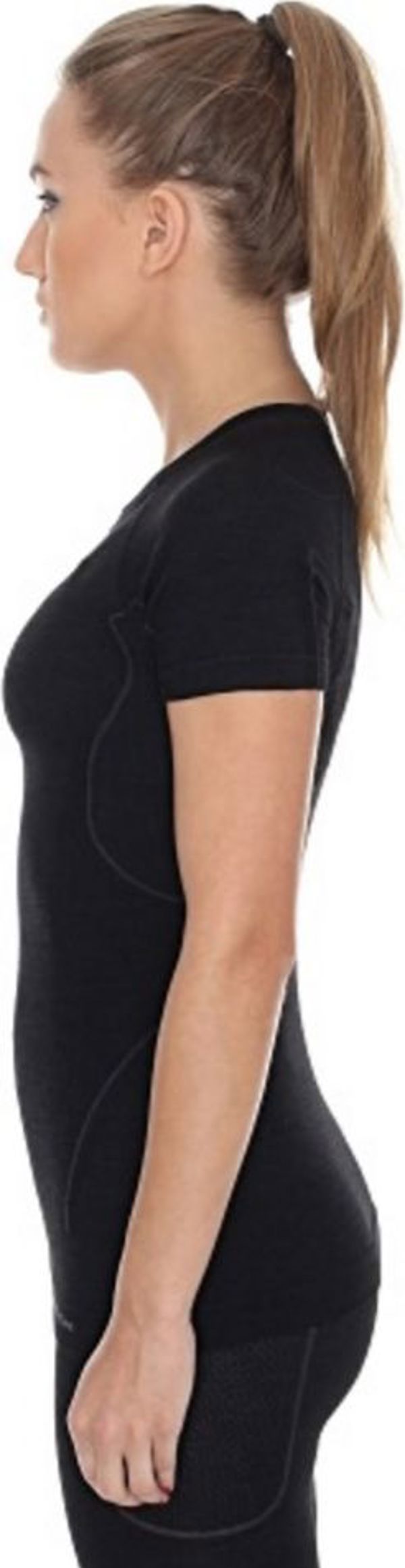 Brubeck Γυναικείο θερμοενεργό μπλουζάκι Active Wool SS11700 μ. L
