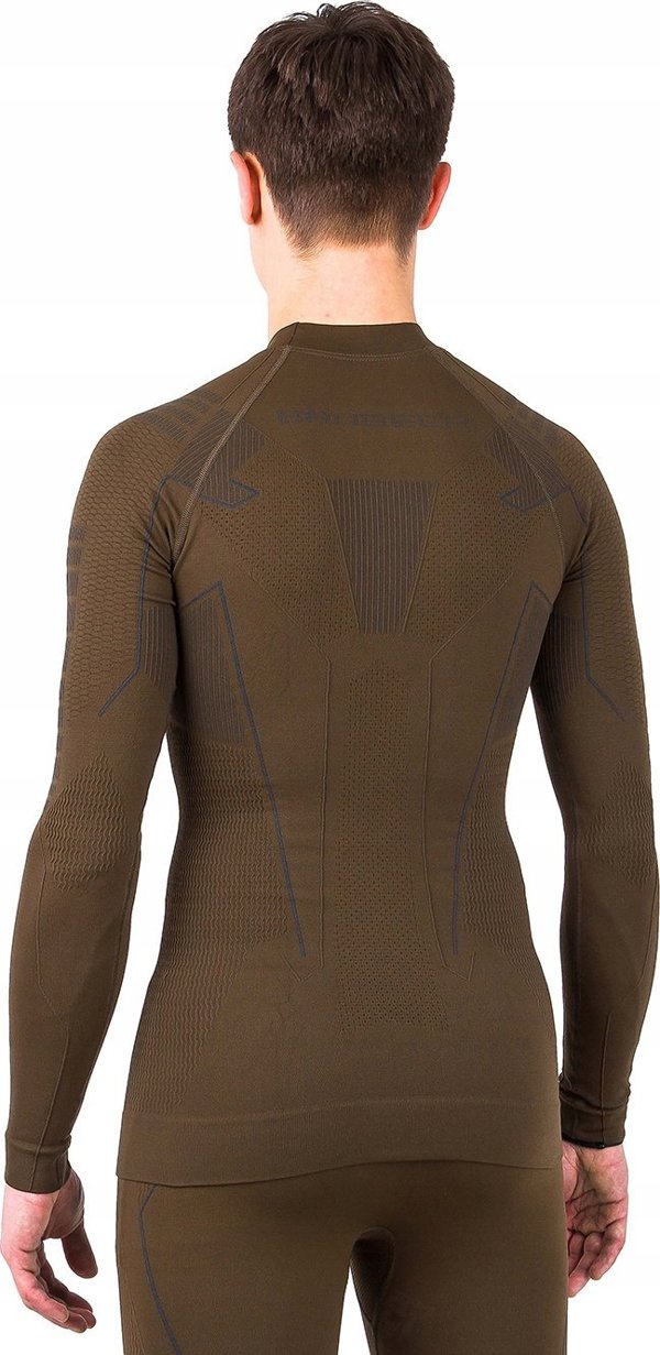 Brubeck LS14860 Ανδρική μπλούζα Ranger Thermo χακί XXL