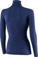 Μπλούζα γυναικεία με ζιβάγκο COMFORT MERINO μπλε S Brubeck LS1627W