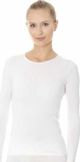 Brubeck LS00900A Γυναικεία μπλούζα με μακρύ μανίκι COMFORT COTTON λευκό XL