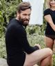 Μπλούζα Brubeck LS01120A ανδρική με μακρύ μανίκι μαύρο M