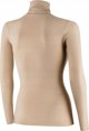 Μπλούζα γυναικεία με ζιβάγκο Brubeck LS1627W COMFORT MERINO μπεζ S