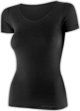 Brubeck SS1398W Γυναικεία μπλούζα με κοντό μανίκι COMFORT MERINO μαύρο S