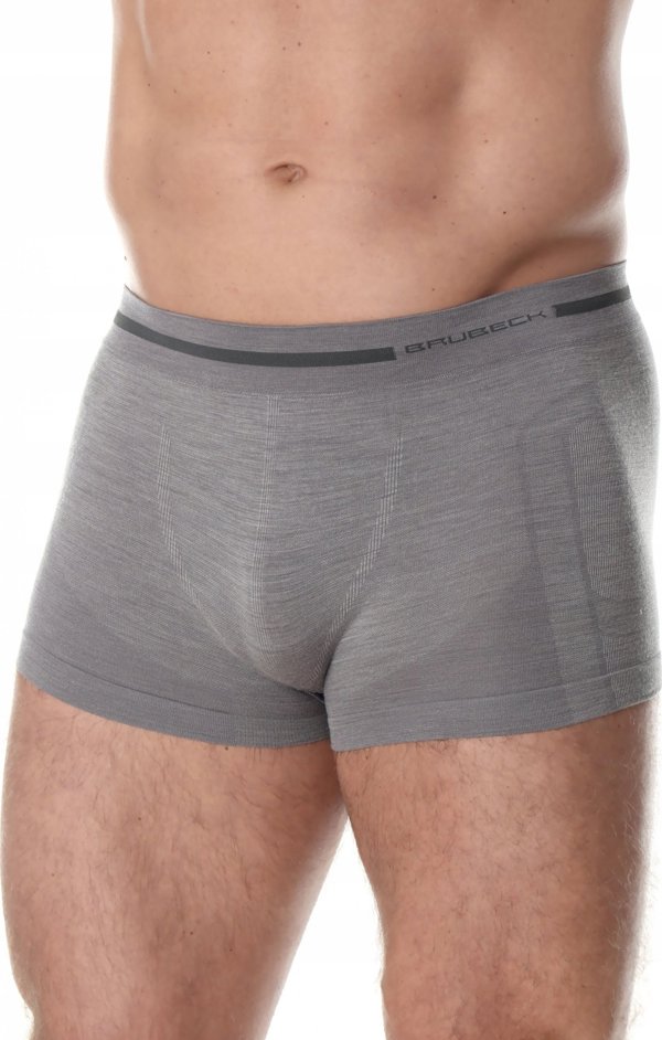 Ανδρικά μποξεράκια Brubeck BX10430 COMFORT WOOL σκούρο γκρι S