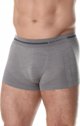 Ανδρικά μποξεράκια Brubeck BX10430 COMFORT WOOL σκούρο γκρι S
