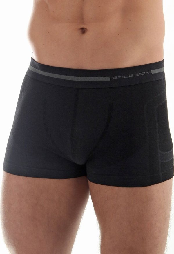 Ανδρικά μποξεράκια Brubeck BX10430 COMFORT WOOL σκούρο γκρι S