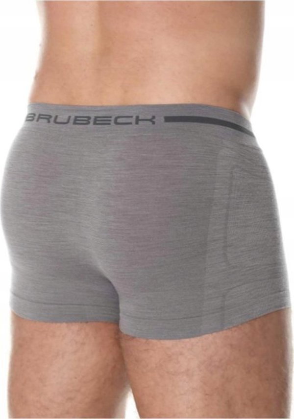 Ανδρικά μποξεράκια Brubeck BX10430 COMFORT WOOL σκούρο γκρι S