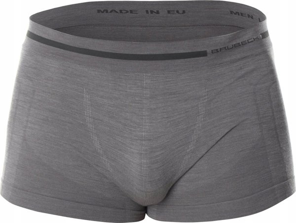 Ανδρικά μποξεράκια Brubeck BX10430 COMFORT WOOL σκούρο γκρι S