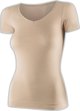 Brubeck SS1398W Γυναικεία μπλούζα με κοντό μανίκι COMFORT MERINO μπεζ S
