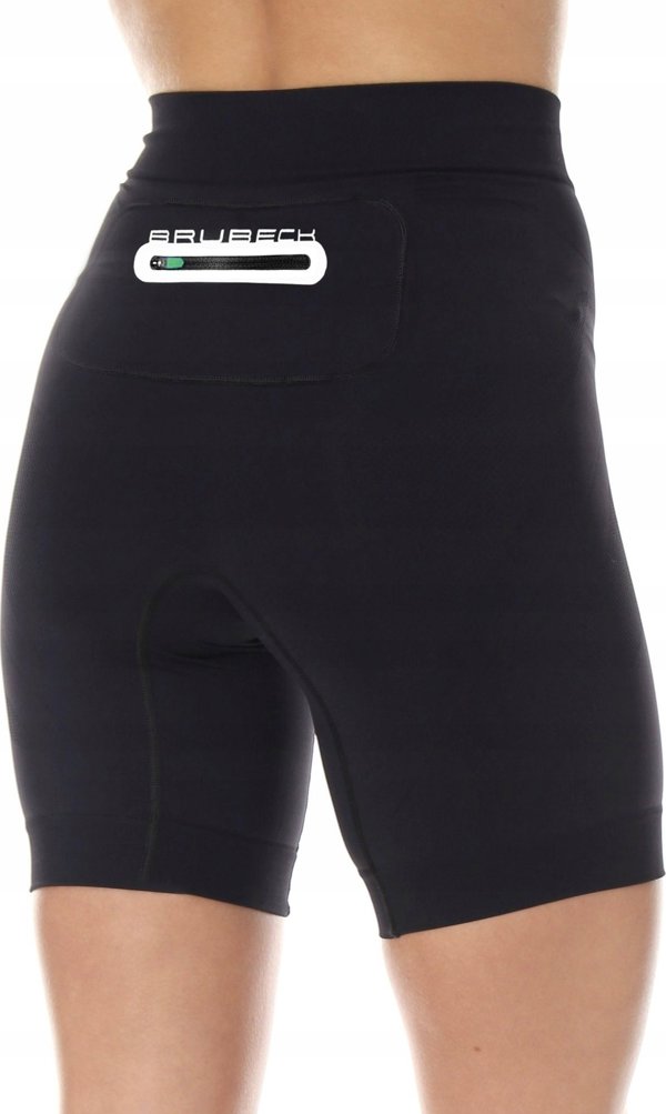 Brubeck LB10450 Σορτς 1/2 γυναικεία RUNNING FORCE μαύρο XL