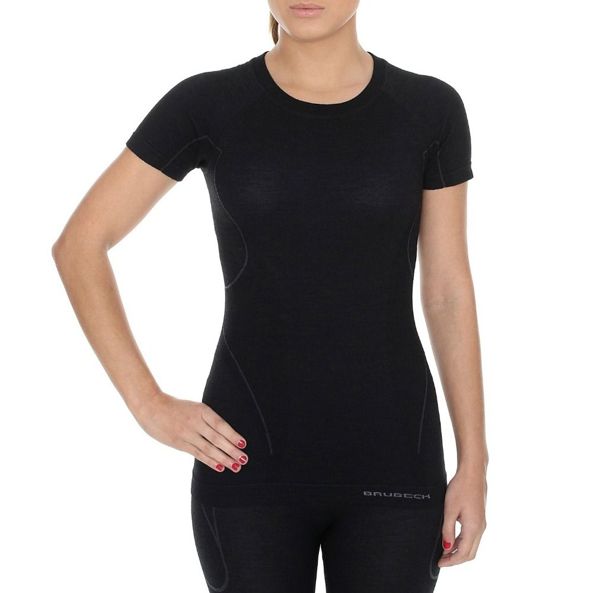 Brubeck Γυναικείο θερμοενεργό μπλουζάκι Active Wool SS11700 μ. S
