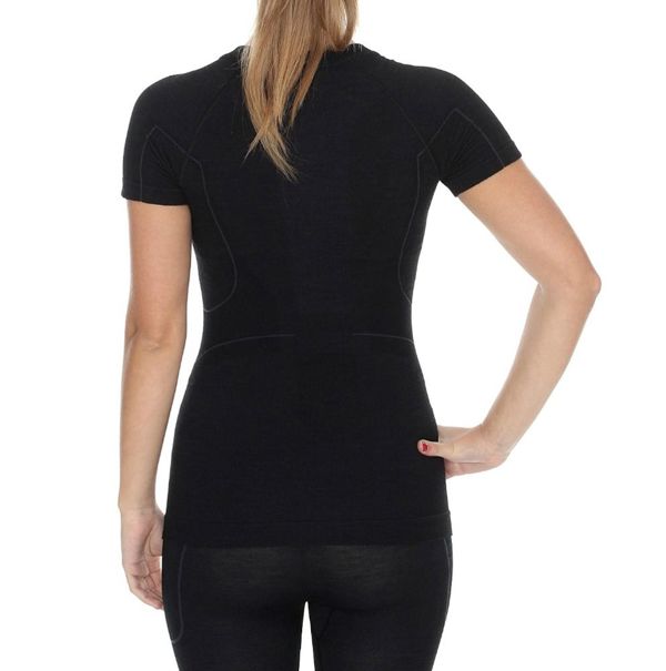 Brubeck Γυναικείο θερμοενεργό μπλουζάκι Active Wool SS11700 μ. S