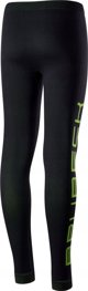 Σετ εσωρούχων ποδοσφαίρου Brubeck KP1028J με καπέλο DRY JUNIOR μαύρο/νέον 128/134