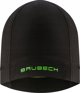Σετ εσωρούχων ποδοσφαίρου Brubeck KP1028J με καπέλο DRY JUNIOR μαύρο/νέον 128/134