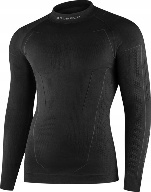 Brubeck LS1654M Ανδρική μπλούζα COOLER μαύρο XL