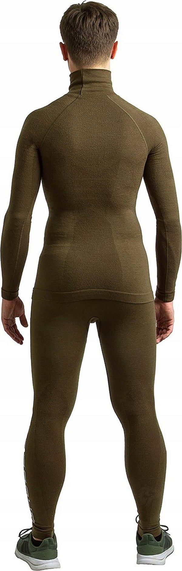 Brubeck LS14200 Ανδρική μπλούζα RANGER WOOL χακί M