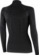 Brubeck LS1665W Γυναικεία μπλούζα EXTREME MERINO μαύρο XL