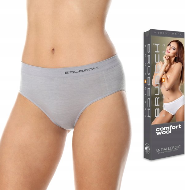 Brubeck HI10080 Γυναικεία κλασική COMFORT WOOL γκρι L