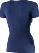 Γυναικείο μπλουζάκι Brubeck SS1398W με κοντό μανίκι COMFORT MERINO μπλε S