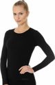 Brubeck LS00900A Γυναικεία μπλούζα με μακρύ μανίκι COMFORT COTTON μαύρο XL