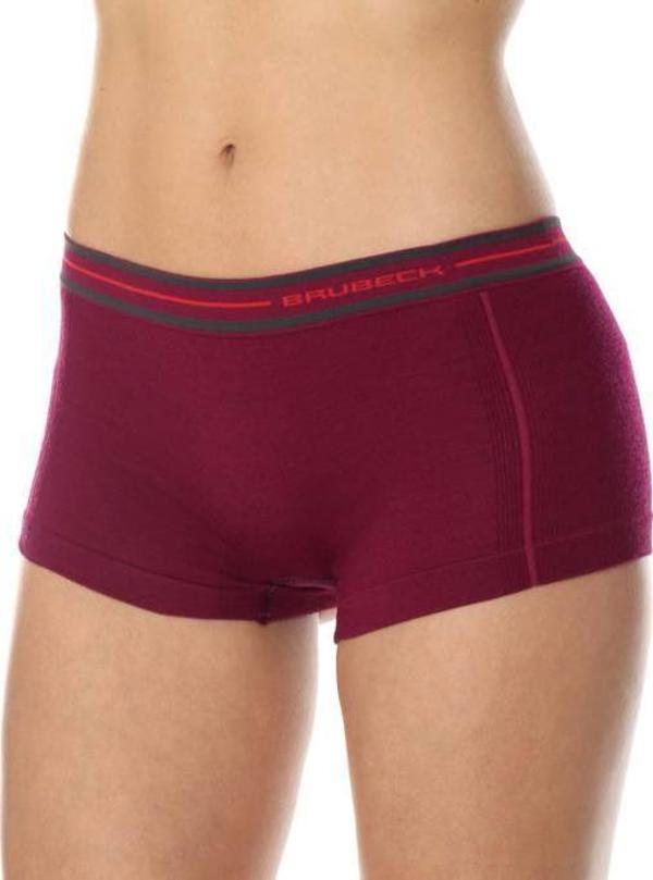 Γυναικεία μποξεράκια Brubeck BX10860 ACTIVE WOOL σε δαμασκηνί χρώμα S