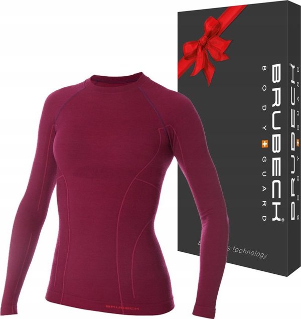 Brubeck Γυναικεία θερμοενεργή μπλούζα Active Wool LS12810 μ. XL