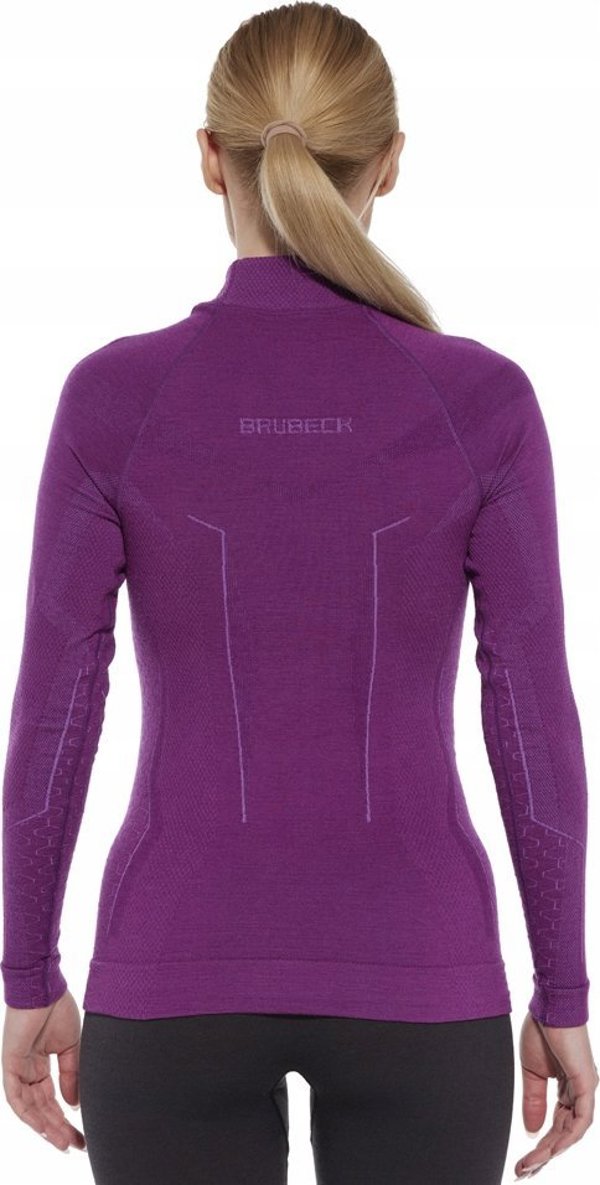 Brubeck LS1665W Γυναικεία μπλούζα EXTREME MERINO φούξια L