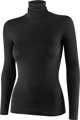 Μπλούζα Brubeck LS1627W γυναικεία με ζιβάγκο COMFORT MERINO μαύρο L