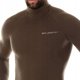 Brubeck LS14200 Ανδρική μπλούζα RANGER WOOL χακί S