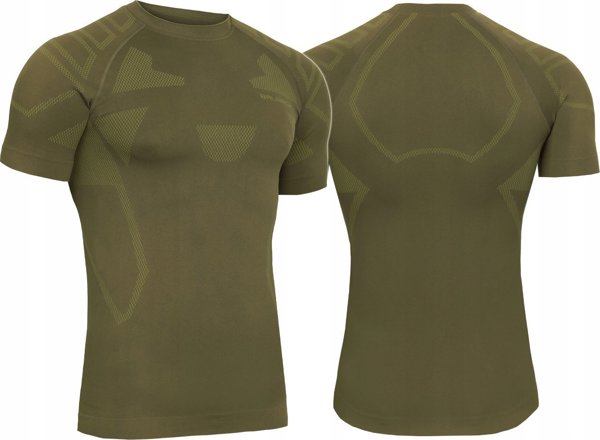 Brubeck SS13000 Ανδρικό μπλουζάκι RANGER PROTECT χακί XXL