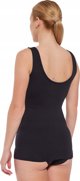 Brubeck TA1059W Γυναικείο αμάνικο μπλουζάκι COMFORT MERINO μαύρο M