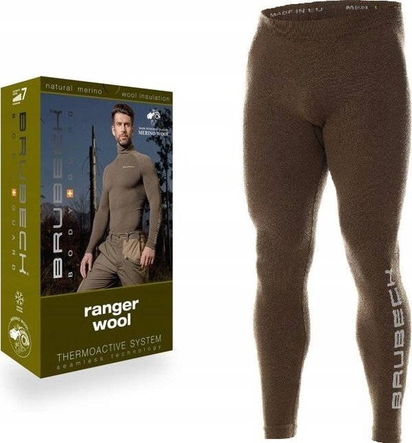 Brubeck LE12410 Ανδρικό παντελόνι RANGER WOOL χακί XXL