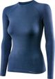 Γυναικεία μπλούζα Brubeck LS12810 με μακρύ μανίκι ACTIVE WOOL τζιν M