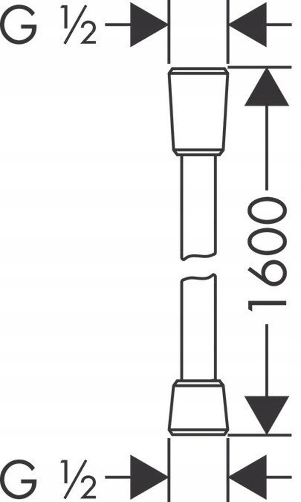 Σωλήνας ντους 1,6m bronze Isiflex kon/kon