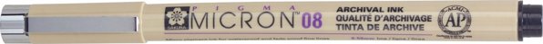 Bruynzeel Sakura Pigma Micron 08 Μαρκαδόρος Σχεδίου 0.5mm Μαύρο
